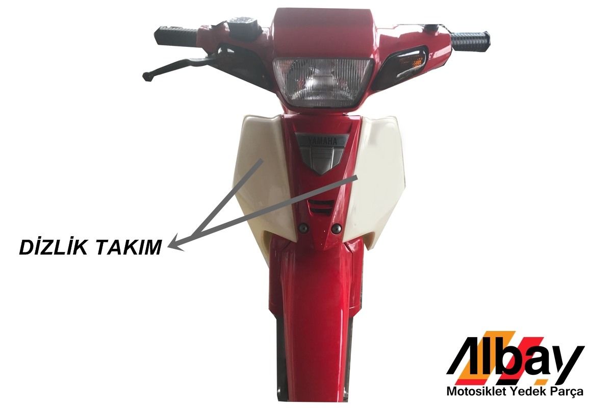 YAMAHA CRYPTON DIŞ DİZLİK TAKIM ENDONEZYA BEYAZ 1998-2001