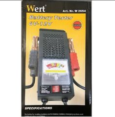 AKÜ TEST CİHAZI WERT 2654 6-12 VOLT