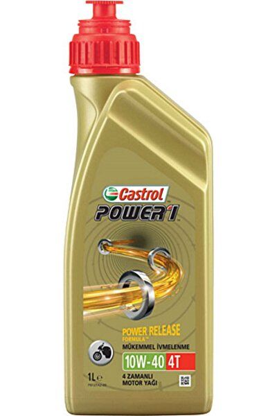 Castrol Castrol Power 1 4T 10W-40 1 Litre 4 Zamanlı Motosiklet Yağı