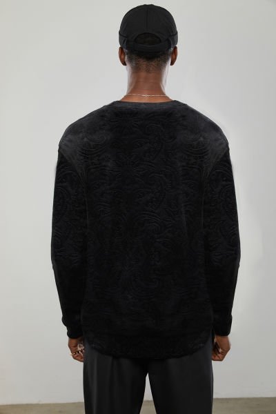 Black Etnik Sweatshirt