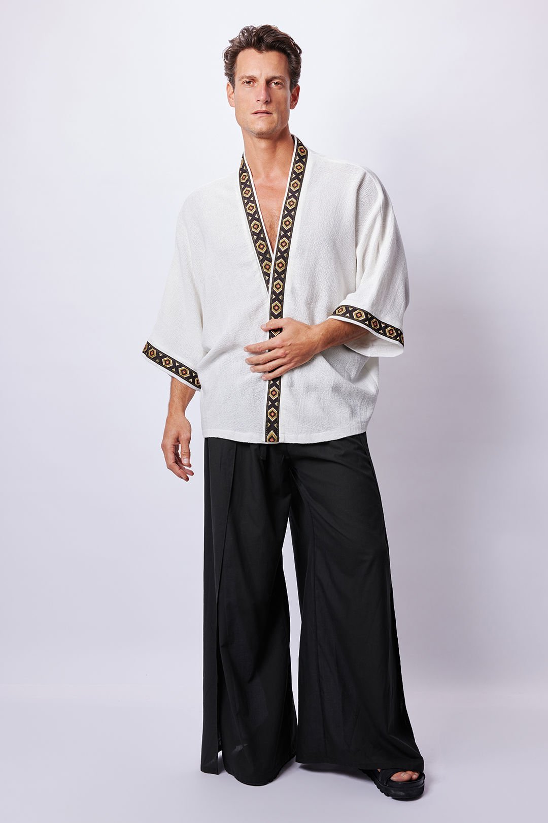 Afro Dream Kimono Comfort Siyah Pantolon