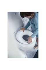 Koltuk Oturak & Klozet Adaptörü & Banyo Basamağı Tuvalet Eğitimi Seti / Grey