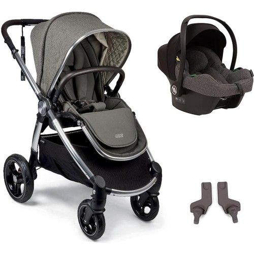 Mamas Papas Ocarro Dark GREY Cosmo Travel Sistem Bebek Arabası Walnut