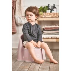 BabyBjörn Eğitici Koltuk Oturak & Safe Step Banyo Basamağı / Powder Pink