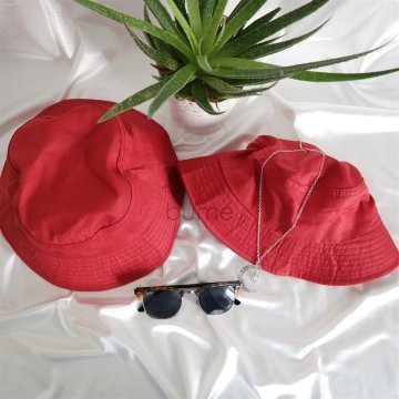 Kırmızı Bucket Hat
