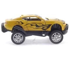 Die Cast Çek Bırak Sarı Arazi Aracı