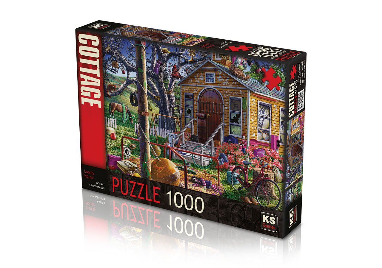 KS Puzzle 1000 Parça Lonely House Yalnız Ev