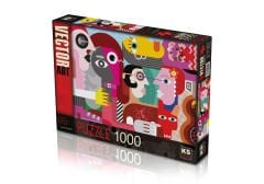 KS Puzzle 1000 Parça Strange People And Dirty Dog