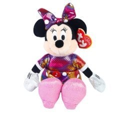 TY Sparkle Sesli Peluş Minnie Mouse Rainbow 21 cm