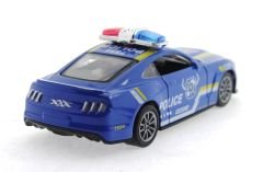 Die Cast Çek Bırak Metal Mavi Polis Arabası