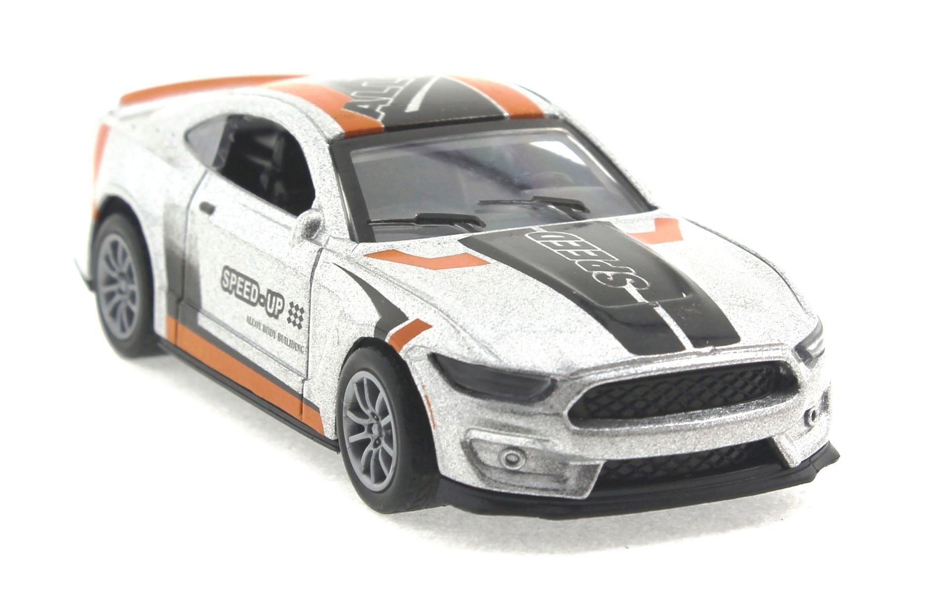 Die Cast Çek Bırak Metal Gri Yarış Arabası