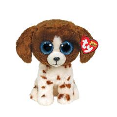 TY Beanie Boos Kahverengi Benekli Peluş Köpek Muddles 22 cm