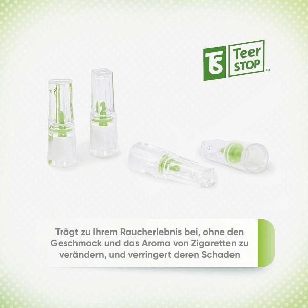 TS Teer STOP Disposable Cigarette Filters for Smokers (300 Pieces)