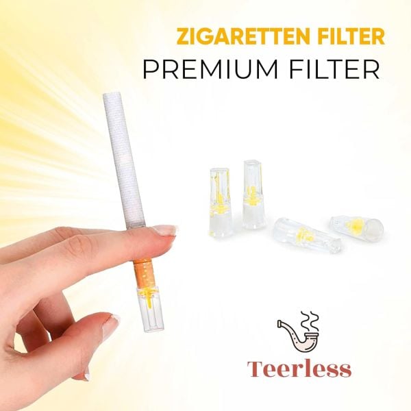 TEERLESS Premium Disposable Cigarette Filters (300 Pieces)