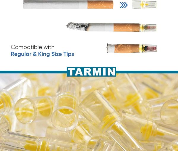 TARMIN Disposable Cigarette Filters for Smokers (300 Pieces)