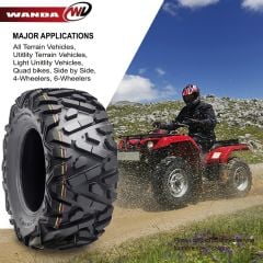 27x9-14 27x11-14 Wanda P350 6PR Ön Arka Takım Atv Lastiği