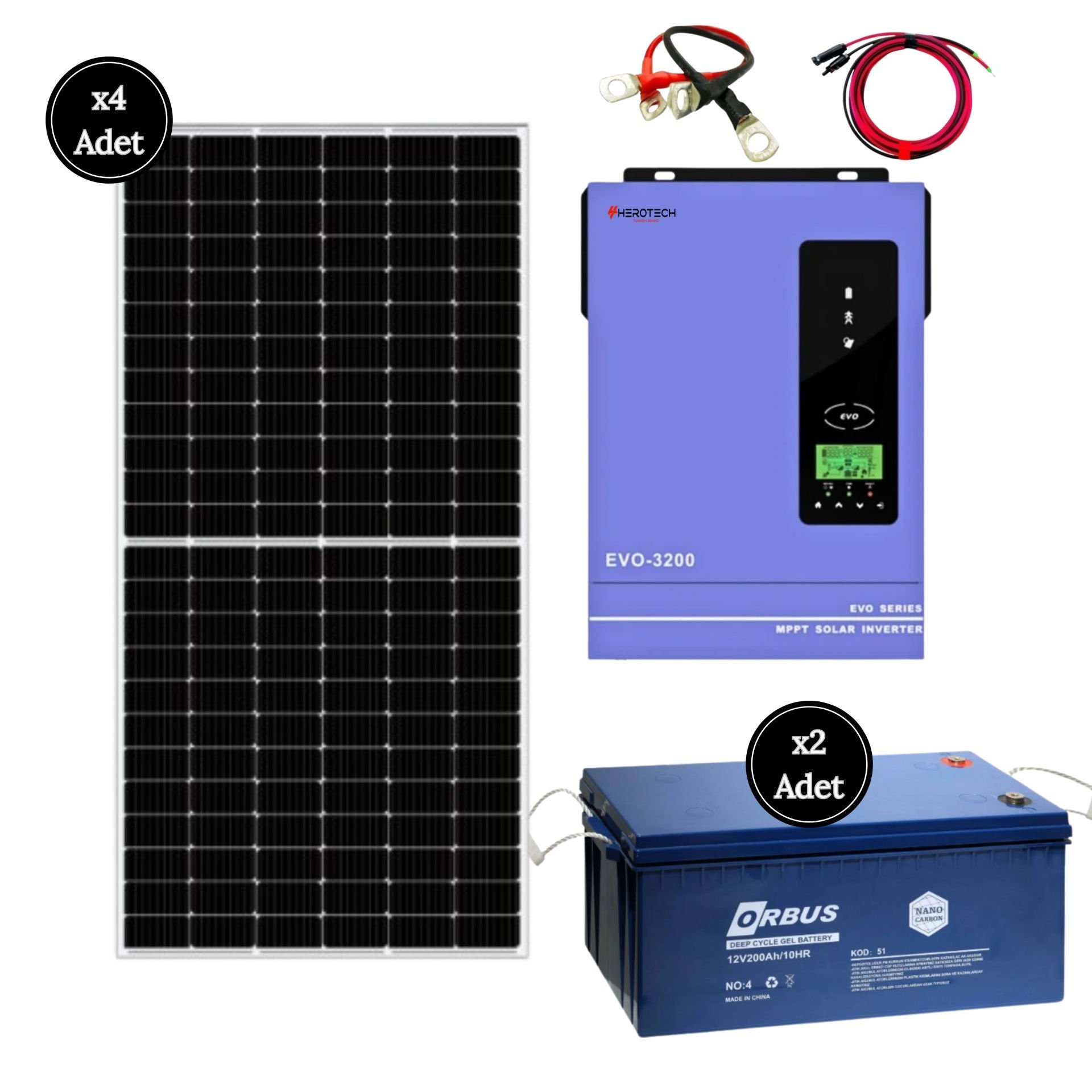 Solar Sanal Market 3 Kw Solar Paket