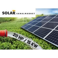 Solar Sanal Market  20 HP/15 KW Tarımsal Sulama Paketi