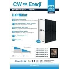 Cw Enerji 545 Watt Perc  Monokristal Half Cut Güneş Paneli (1 Palet/31 Adet-Kargo Ücreti Alıcıya Aittir)