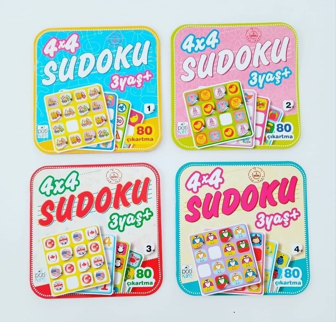 Sudoku 3 yaş - 2 kitap