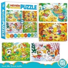 4 Mevsim Puzzle - 12,16,20,24 Parça