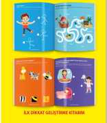 Mucit Karınca 1.Set - YAZ-SİL 3 Kitap (İlk Kalem, Dikkat ve Matematik Kitabım )