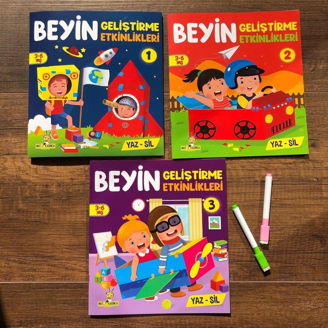 Beyin Geliştirme Etkinlikleri -3 Kitap