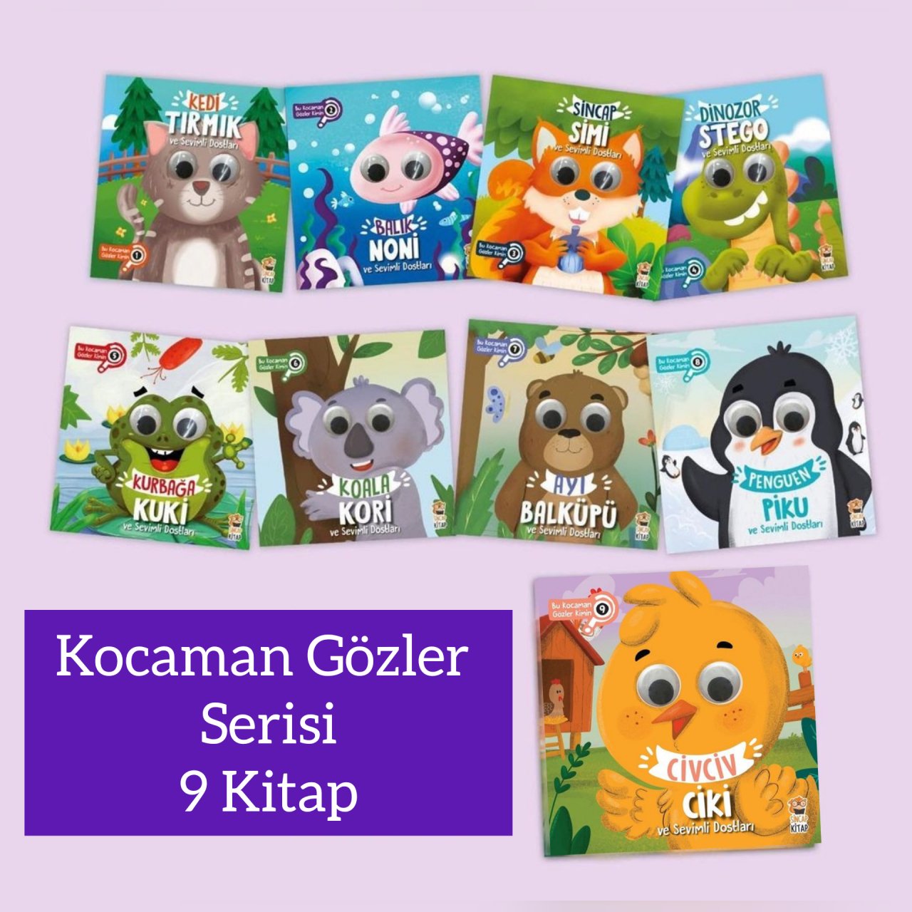 Kocaman Gözler Serisi - 9 Kitap