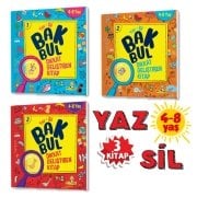 Mucit Karınca Bak Bul Dikkat Geliştiren Kitap Serisi (4-8 Yaş) YAZ-SİL