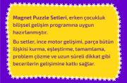 2+ Yaş Dikkat Geliştiren Magnet Puzzle