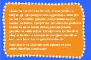 Sıralama Kartları – Konuşmayı ve Dikkati Geliştiren Puzzle (2-4 Yaş)