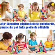 Mega Boy 25 Parça Manyetik Çubuklar ve Toplar
