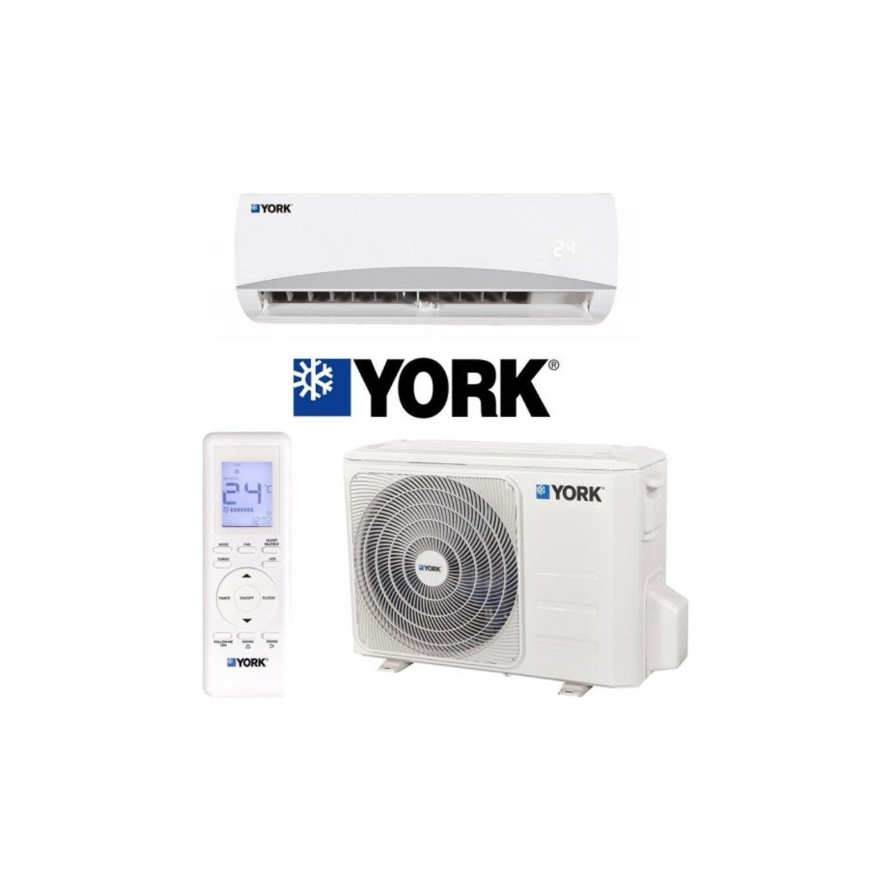 York Monterosa YHKF24YEEBMJO-X 24000 BTU Duvar Tipi Inverter Klima