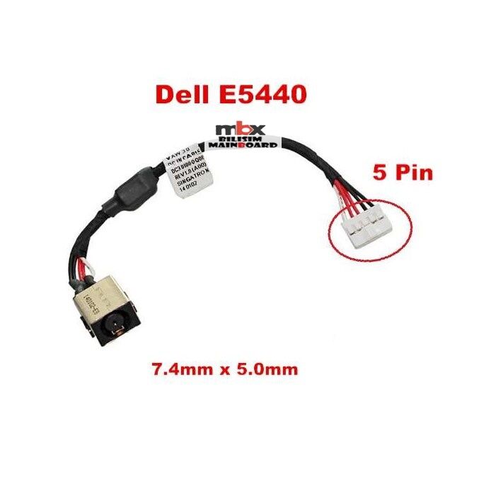 Dell Latitude E5440 P44G Notebook Power Dc Jack DC30100R600 VAW30 CN-0GCX6J