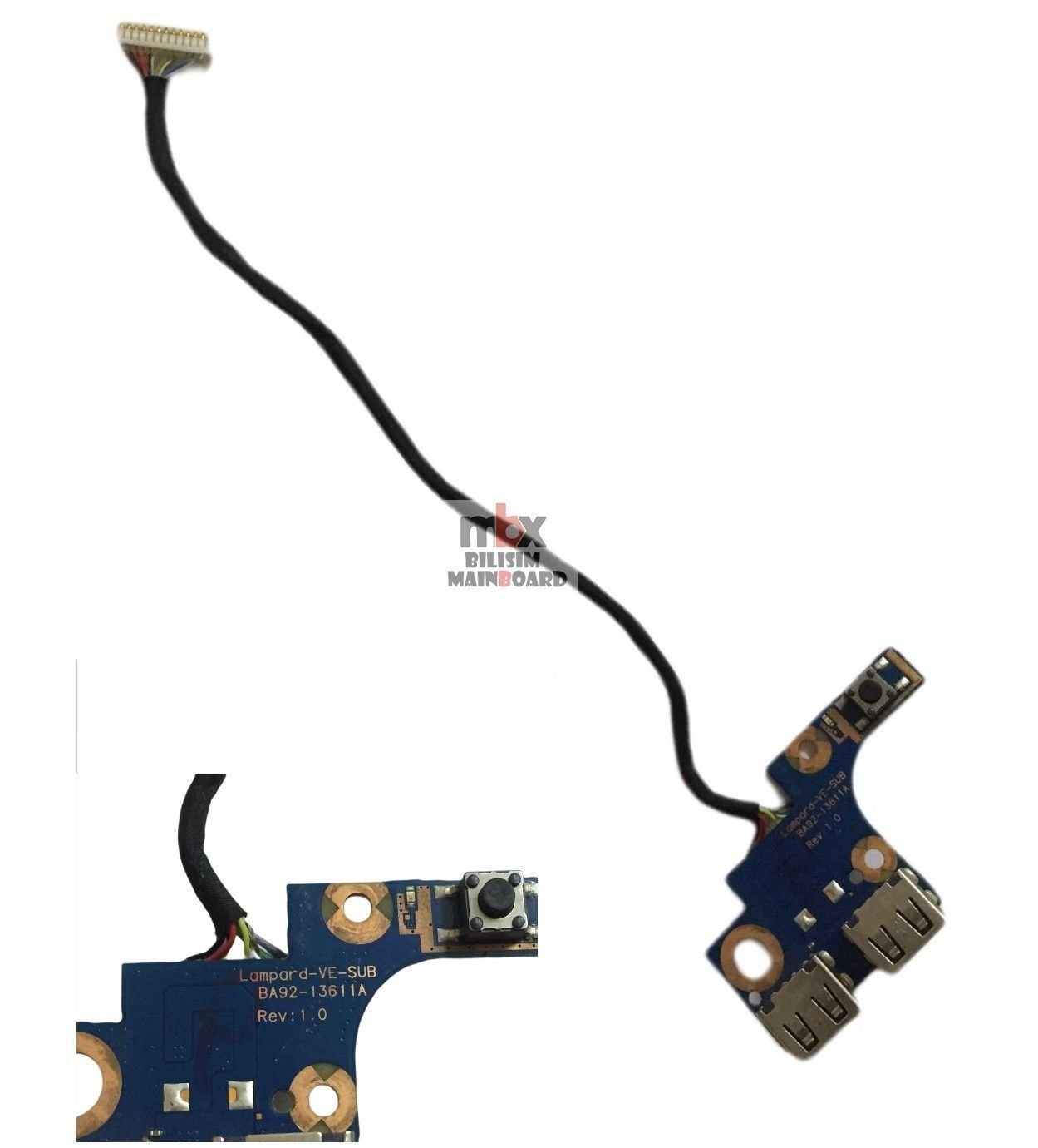 270E5E 270E5J Usb Power Güç Start On Off Açma Kapama Düğmesi Butonu BA92-13611A