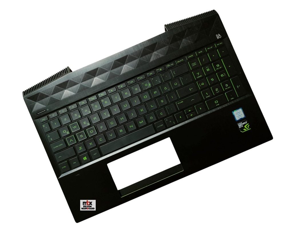 Hp Pavilion Gaming 15-CX 15-CX0000 15-CX0056WM 15-CX0071NR TPN-C133 Orijinal Üst Kasa Klavye Kasa AM28B000810