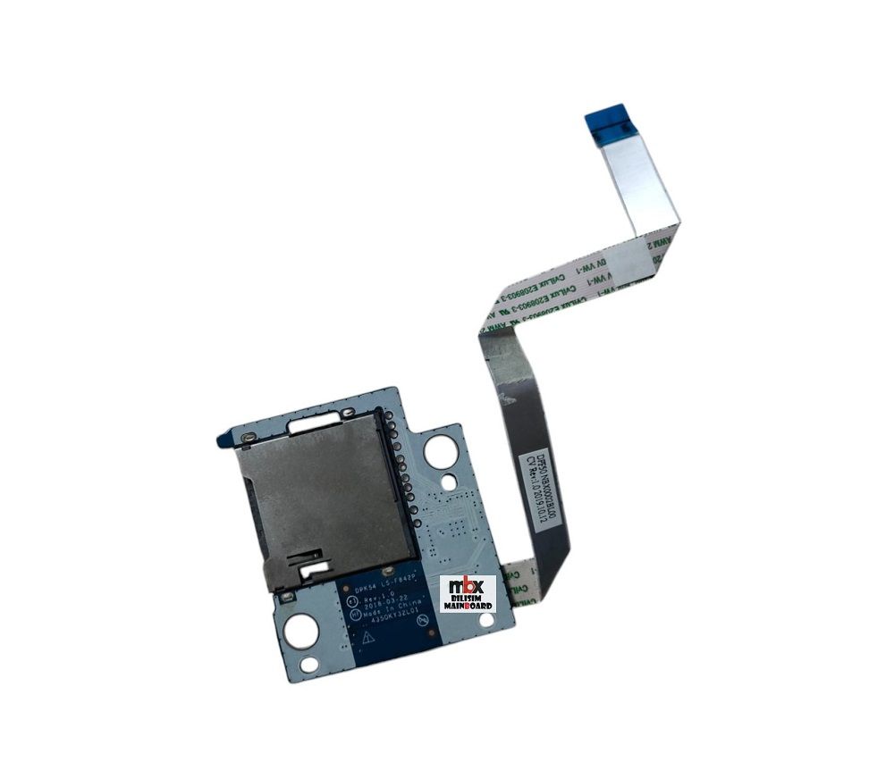 Hp Pavilion Gaming 15-CX 15-CX0058WM TPN-C133 Orijinal Smard Card Reader Bord Flex LS-F842P NBX0002BL00