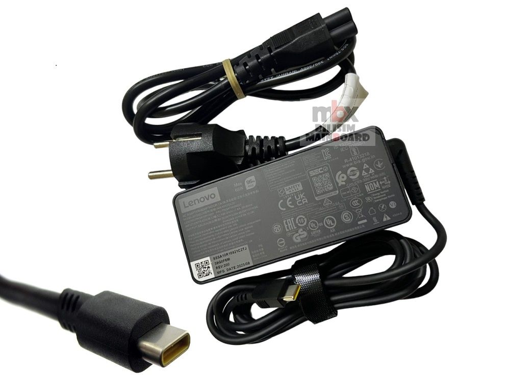 20 Volt 3.25 Amper Typec Adaptör 65 Watt Lenovo 65 Watt Type-c Adaptör