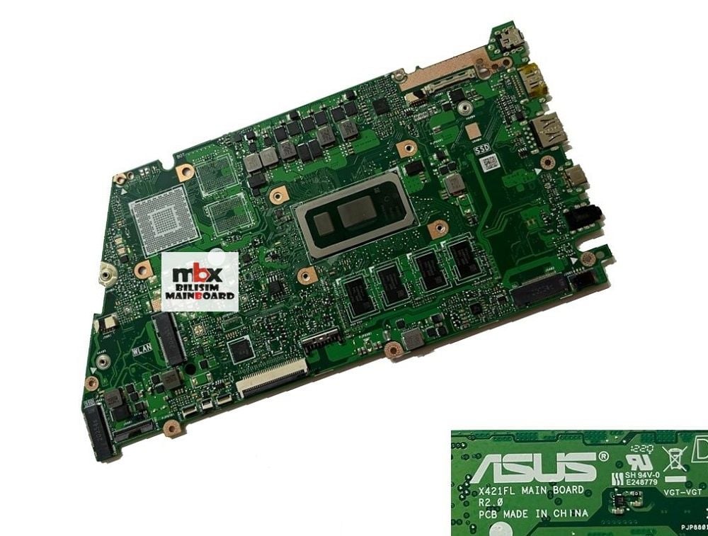 Asus Vivobook s15 s533f s533 İ7-10510U Notebook Anakart x421fl MAINBOARD R2.0