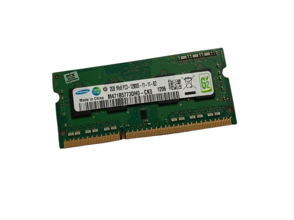 Samsung Ddr3 2Gb Notebook Ram PC3-12800S-11-11-B2