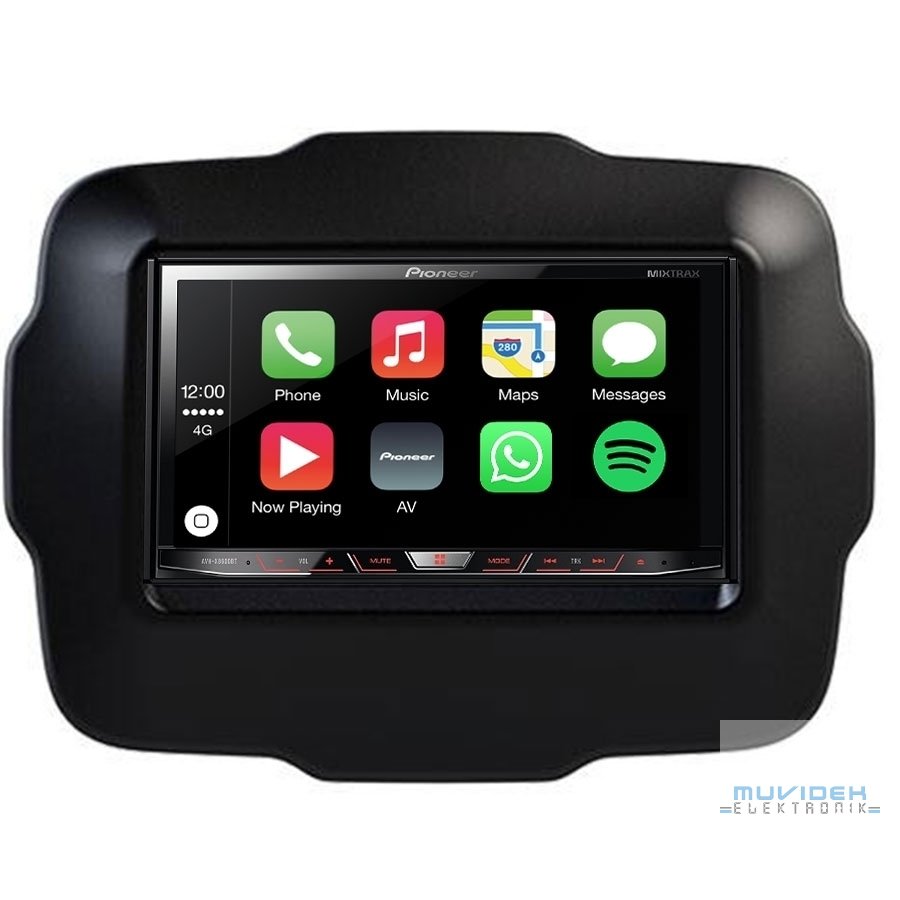 Jeep Renegade Pioneer Apple CarPlay'li Multimedya Ekranı