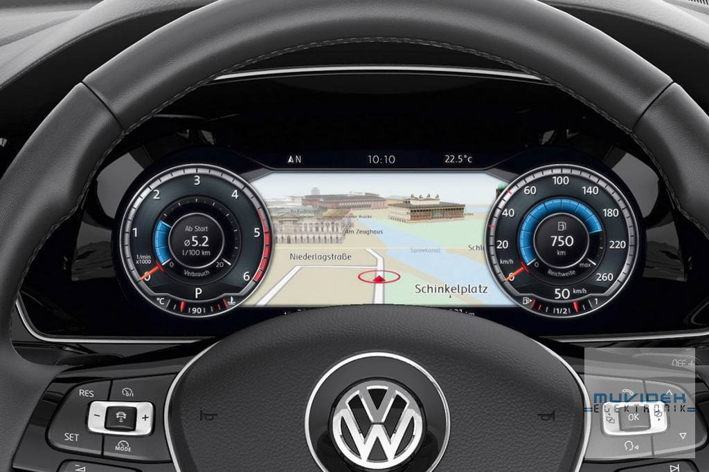 VW Passat B8 için Hayalet Gösterge