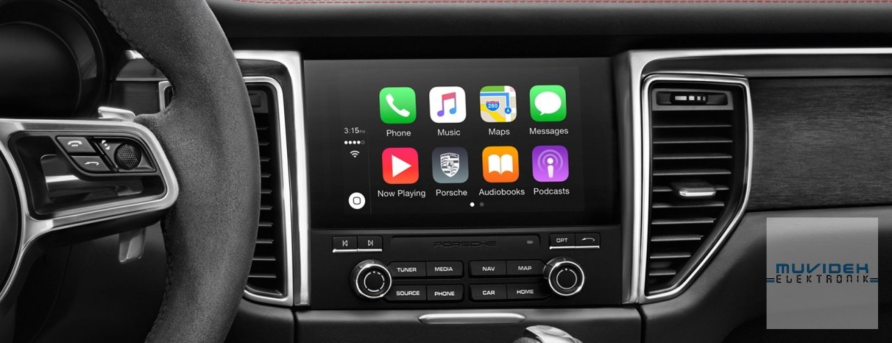 Porsche Macan Kablosuz Apple CarPlay ve Android Auto Uygulaması