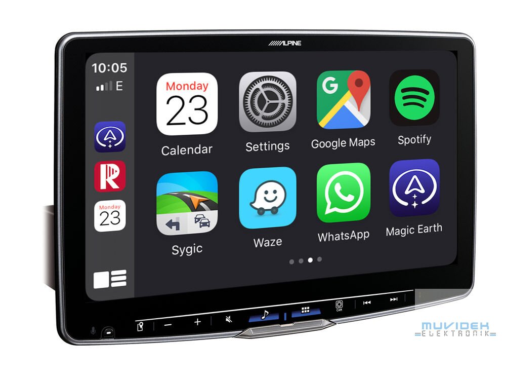 Alpine iLX-F115D Apple CarPlay ve Android Auto Özelliğine sahip 1 DIN Şaseli XXL 11-Inch Medya Alıcı