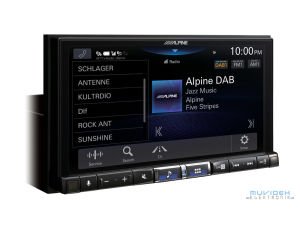 Alpine İLX-705D 2DIN Premium Dijital Medya İstasyonu, DAB+ dijital radyo özellikli araç stereo sistemi, Apple CarPlay ve Android Auto uyumluluğu