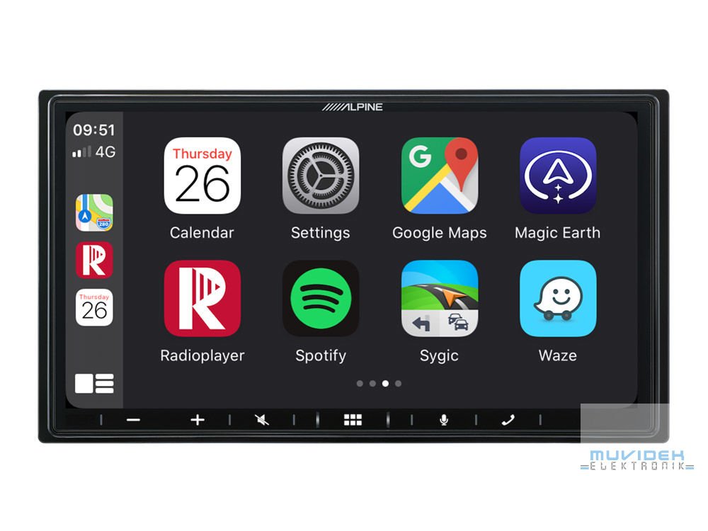 Alpine İLX-W690D DAB+ Radyo, Apple CarPlay ve Android Auto uyumluluğuna sahip 7” Dijital Medya İstasyonu