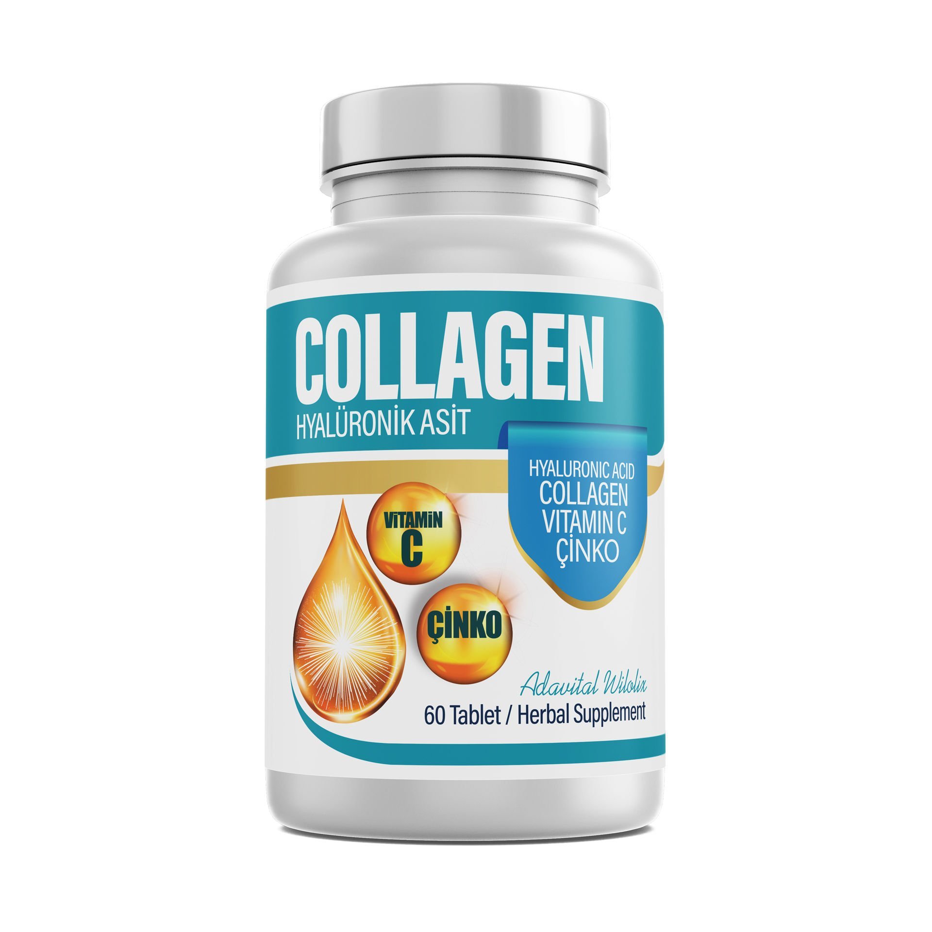 Collagen Hyalüronik Asit 60 Tablet