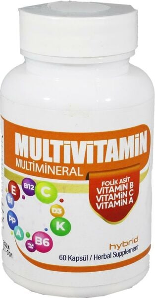 Multivitamin  Multimineral  60 Kapsül