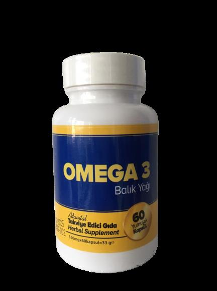 Balık Yağı Omega 3 60 Kapsül