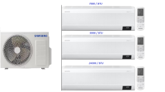 Samsung AJ020TNAPKH 7000 Btu + AJ025TNAPKH 9000 Btu + AJ068TNAPKH 24000 Btu + Dış ünite AJ068TXJ3KH 6.8 Kw 27.300 Btu